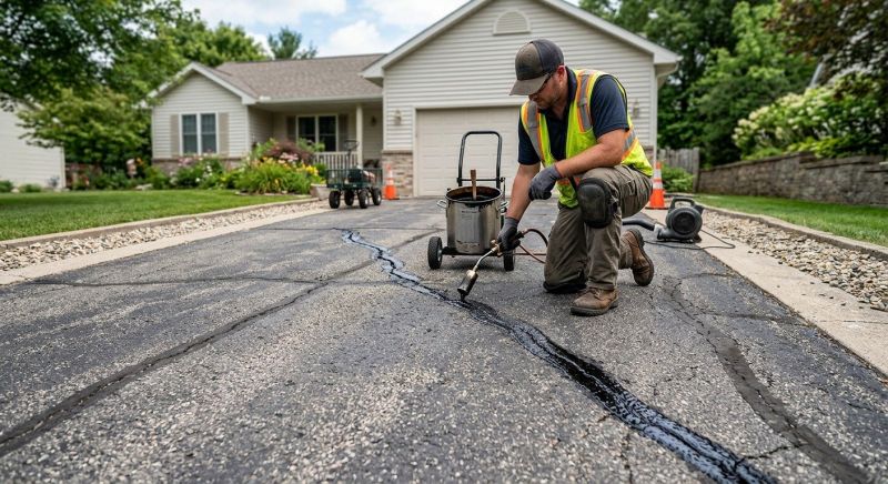 Asphalt Cracks Repair in Los Angeles, CA