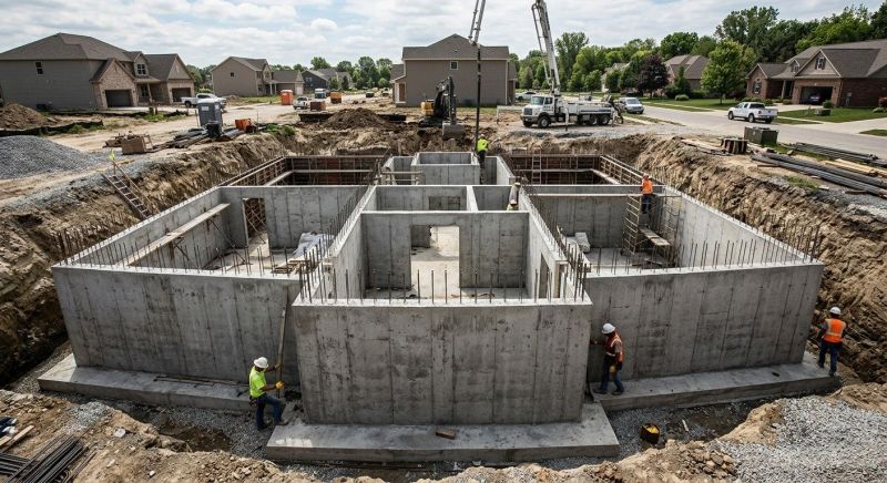 Foundation Construction in Fredericksburg, VA